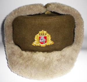 Winter Hats soldiers and officers of the Armed Forces of Lithuania the old version 2