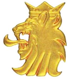 Gold Berets Metal Badge of Defence Forces Finland