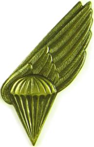 Paratrooper Qualification Badge Gold of Defence Force Latvia