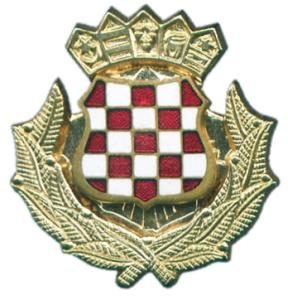 Metal Badge of Army of Croatia