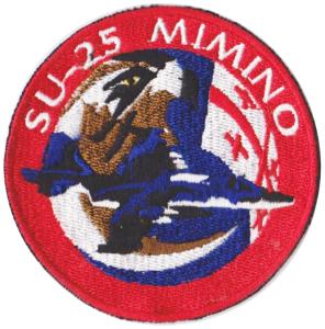 Georgian Air Force. Pilots Su-25 Patch "MIMINO" (Hawk)