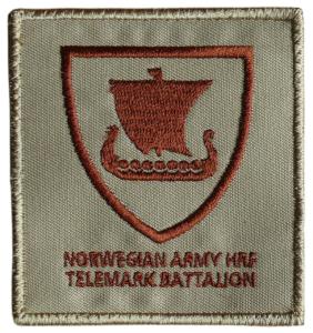 Norwegian Telemark Battalion Patch. AFGANISTAN