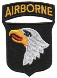 The 101st Airborne Division Color Patch. US Army