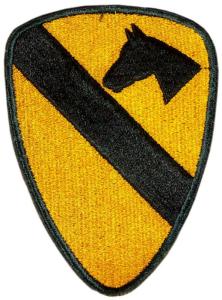 1st Cavalry Division Patch. US Army