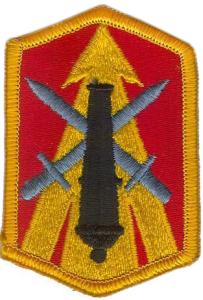 214th Fires Brigade Color Patch. US Army