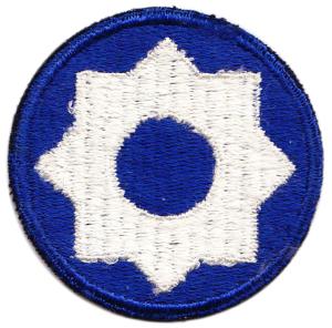 8 Corps Area Service Command Patch. US Army