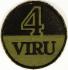 Infantry Battalion Patch of Armed Force Estonia. Virus