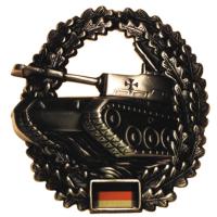 BW Beret Metal Badge "Armored Troops". German Armed Forces