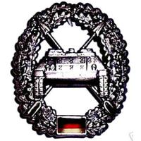 Bundeswehr Metal Beret Badge "Tank Destroyer". Germany Federal Defence Force
