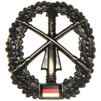 Bundeswehr Metal Beret Insignia "Air defence". Germany Federal Defence Force