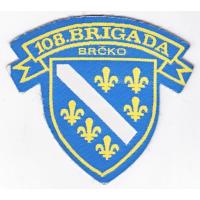BOSNIA ARMY MUSLIM 109 BRIGADE PATCH of BRCKO