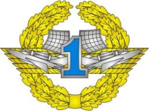 Qualification Badge "Specialist 1 st Class" for contract soldiers of Air Force of the Armed Forces of Ukraine