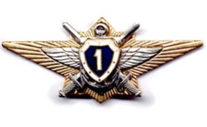 Qualification Badge of "Specialist 1 st Class" for officers, warrant officers and warrant officers of the Minister of Defence of the Russian Federation