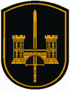 Patch of Engineer Battalion Juozas Vitkusa behalf of the Armed Forces of Lithuania