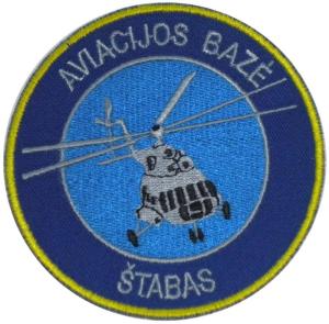 Patch of Staff Carrier Base Helicopters of Air Force Lithuania