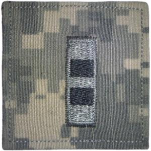 ACU Army Chief Warrant Officer 2 Rank Insignia with Velcro. Hook fastener