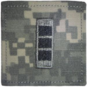 ACU Army Chief Warrant Officer 3 Rank Insignia with Velcro. Hook fastener