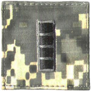 ACU Army Chief Warrant Officer 4 Rank Insignia with Velcro. Hook fastener