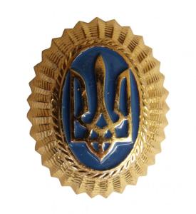 Badge officer of the Armed Forces of Ukraine. Gold