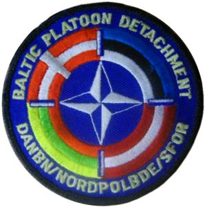 Peacekeeping operations Baltic platoon Patch. Estonia