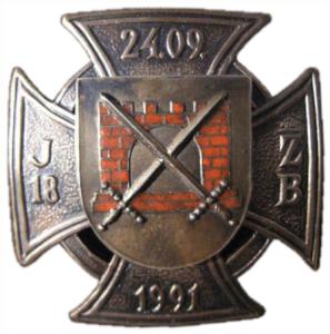 The 18-th Batalion Badge of Latvian National Guard (Zemessardze)