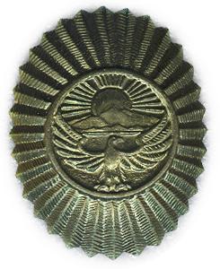 Subdued Cap Badge of Armed Forces of Kyrgyzstan