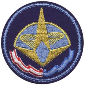Нарукавный знак космодрома Плесецк Космических войск России