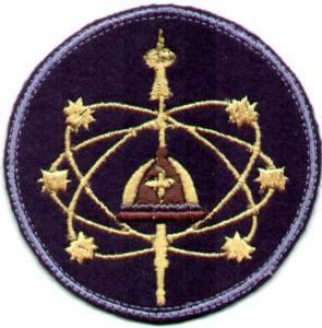 Нарукавный знак воинской части 14058 Космических Войск России