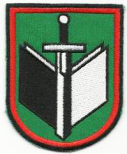 Military Advanced Training Centre. Patch for parade dress uniform . Obsolute. Lithuania