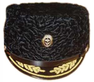 Officer's cap for winter uniforms of the Russian Navy