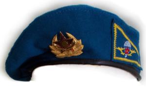 Blue Airborn Beret of the Armed Forces of Kazakhstan