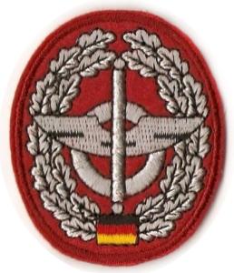 Bundeswehr Embroidered Beret Insignia "Reinforcements Troops". Germany Federal Defence Force