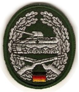 Bundeswehr Embroidered Beret Insignia "Motorized Troops". Germany Federal Defence Force