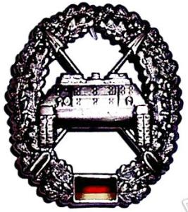 Bundeswehr Metal Beret Badge "Tank Destroyer". Germany Federal Defence Force