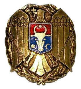 Cap Badge of Honor Guard Armed Force Moldova