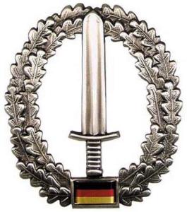 Bundeswehr Embroidered Beret Insignia "Special Forces". Germany Federal Defence Force