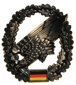 Bundeswehr Metal Beret Insignia "Paratrooper". Germany Federal Defence Force