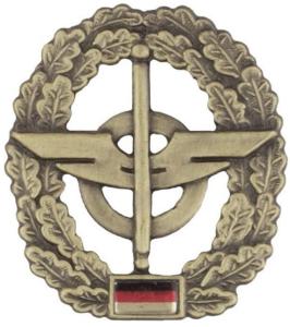 Bundeswehr Beret Metal Insignia "Reinforcements Troops". Germany Federal Defence Force