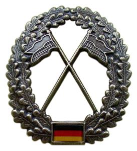 Bundeswehr Beret Metal Insignia "Army Intelligence". Germany Federal Defence Force