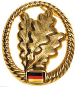 Bundeswehr Beret Metal Insignia "Jaeger units". Germany Federal Defence Force