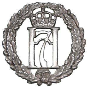 The 5th Troop of 10th Commando Officers Cap Metal Badge. Norway