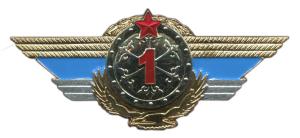 Qualification badge for officers "1st Class" of the Armed Forces of the Republic of Kazakhstan