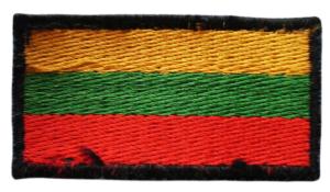 Patches "national flag" of the Armed Forces of Lithuania