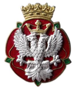 The Royal Mercian & Lancastrian Yeomanry Cap badge. British Army