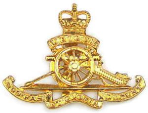 Badge of the Royal Artillery Corps Army UK