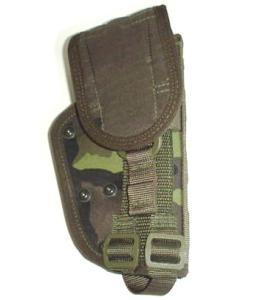 The VZ75 pistol holster in Vz95 camo NPP system. Czech army