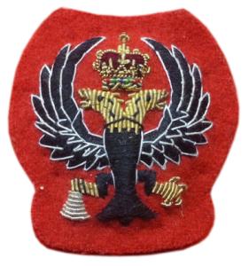 Scottish. Lanarkshire Yeomanry Officer’s Cap Embroidered Badge