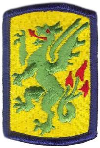 415 Chemical Brigade Color Patch. US Army