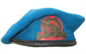 Beret turquoise color Artillery Corps of the IDF