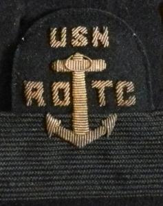 Эмблема на фуражку  \"Naval Reserve Officers Training Corps (NROTC)\".